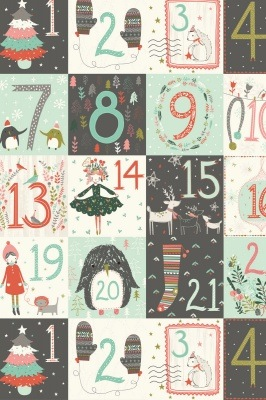 Christmas Calendar Wrap Paper Sheet (pick up only)