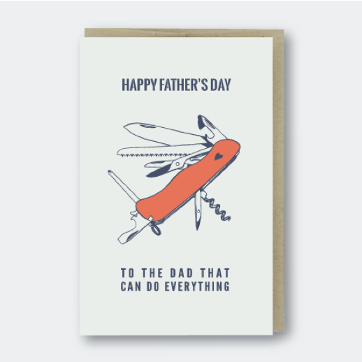 Dad Does Everything Father's Day Card