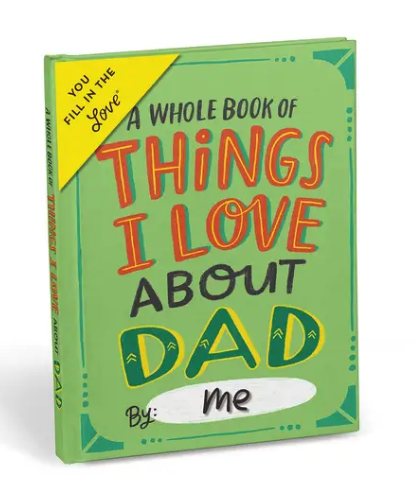 Things I Love About Dad Fill-In Journal
