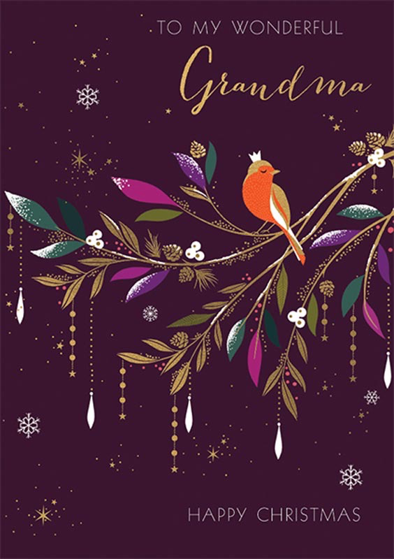Grandma Bird - Christmas Card