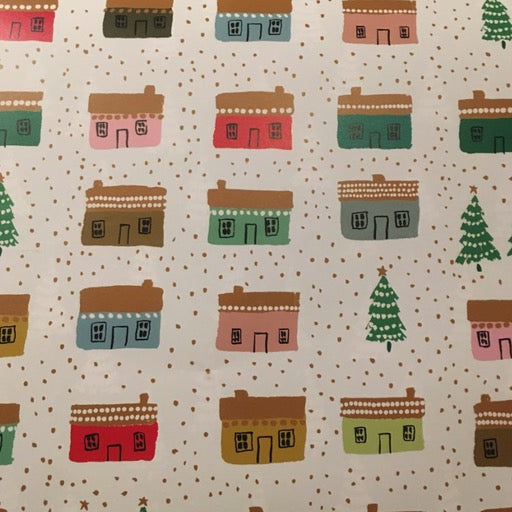 Little Houses Wrap Paper Sheet (pick up only)