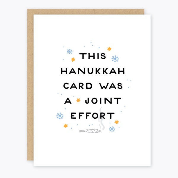Joint Effort Hanukkah Card