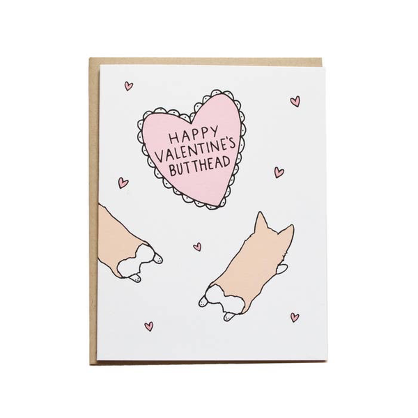 Happy Valentine's Day Butthead Card – Wildcard