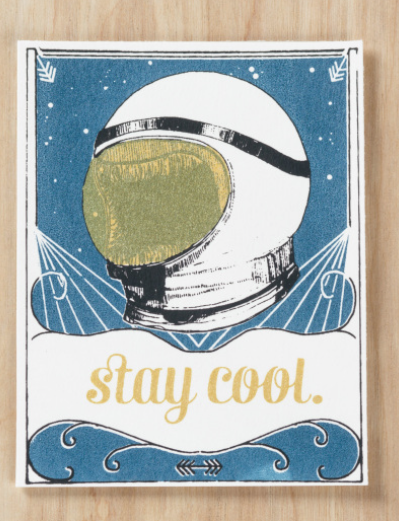 Stay Cool Astronaut Card
