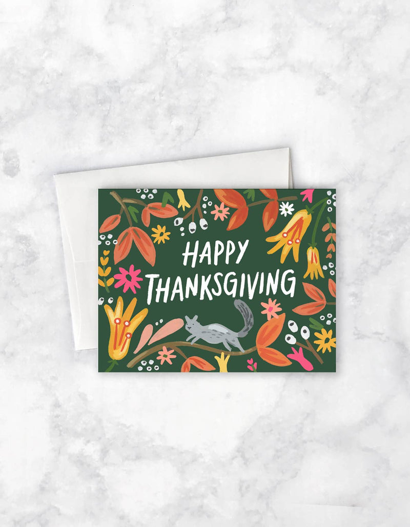 Thanksgiving Mums Card - Box of 8