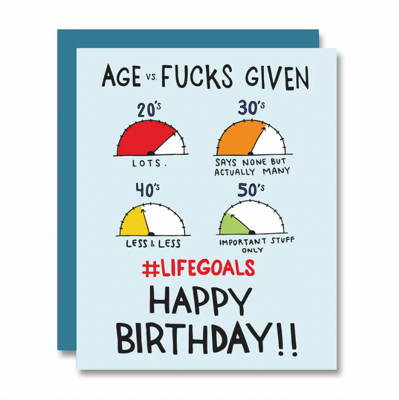 #LifeGoals Birthday Card
