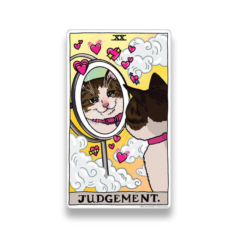 Tarot Cat Meme Sticker - Judgement