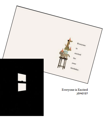 Everyone is Excited French Fold Birthday Card