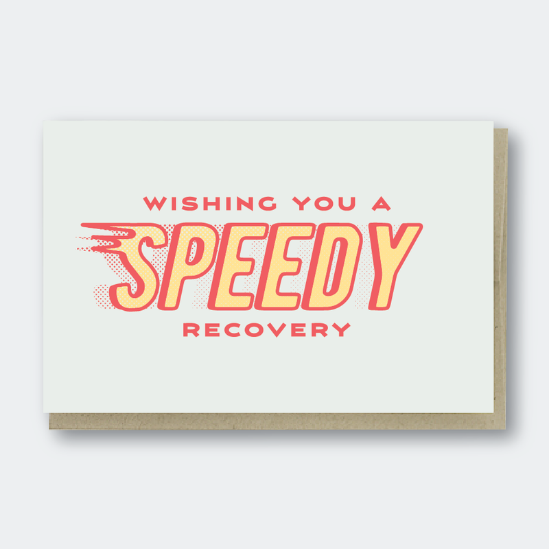 Speedy Recovery Get Well Card