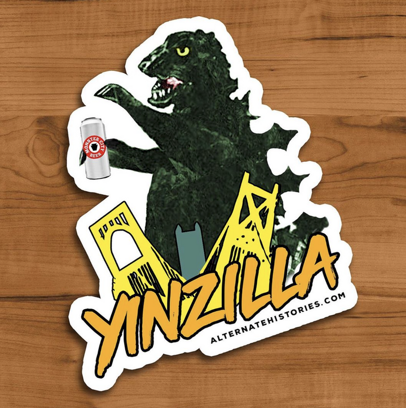 Yinzilla Vinyl Sticker