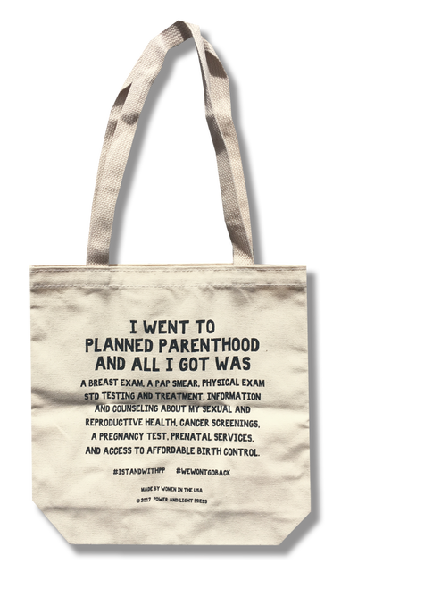 Stand WIth Planned Parenthood Tote