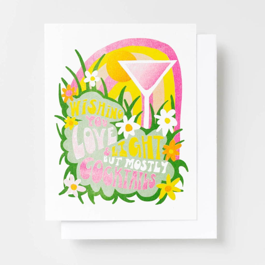 Love and Light and Cocktails Card