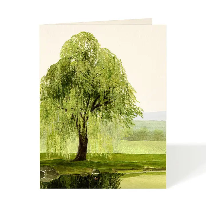 Whispering Willow Sympathy Card