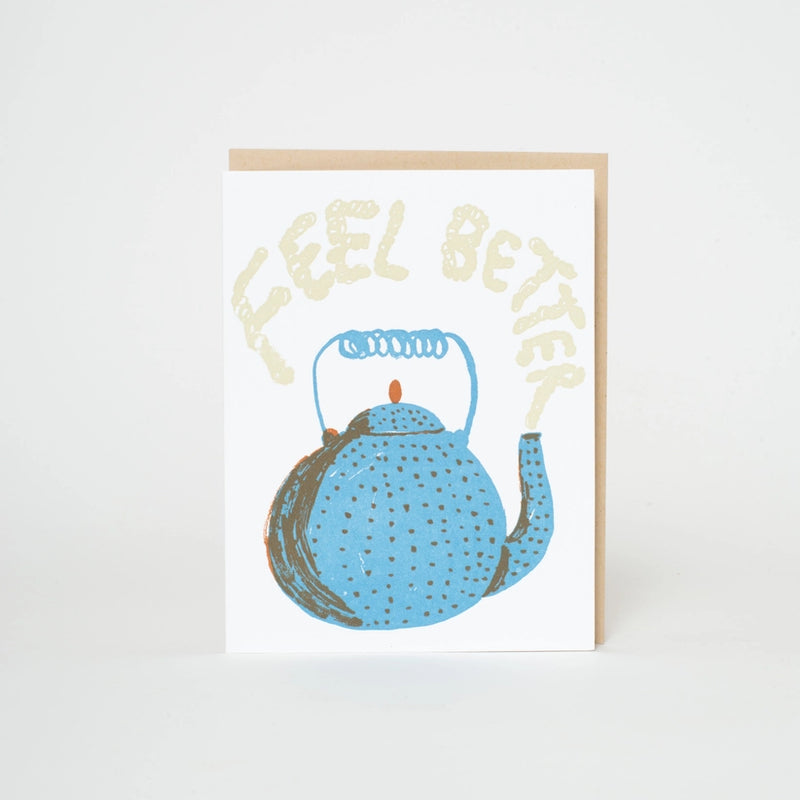 Feel Better Teapot Card