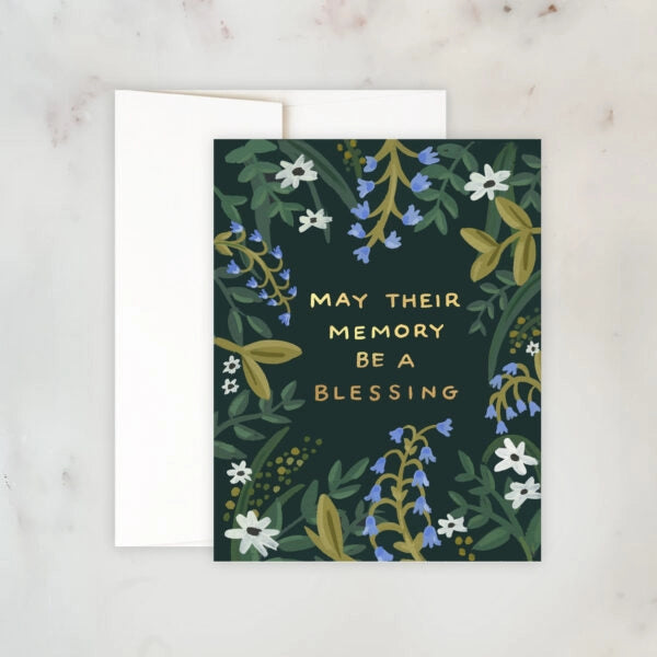 Memory Blessing Sympathy Card