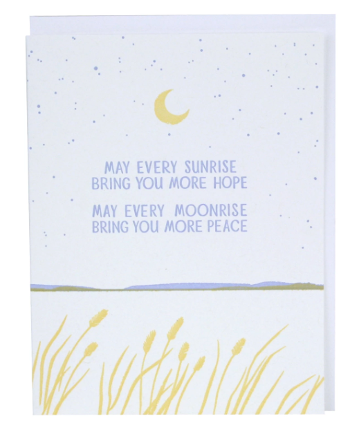 Hope and Peace Quote Sympathy Card