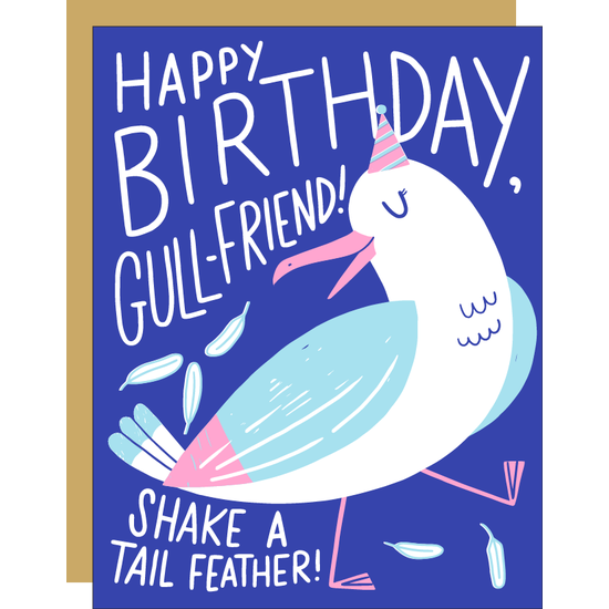 Gull Friend Birthday Card