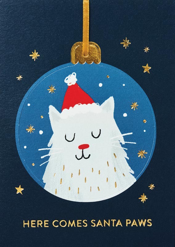 Santa Paws - Christmas Card