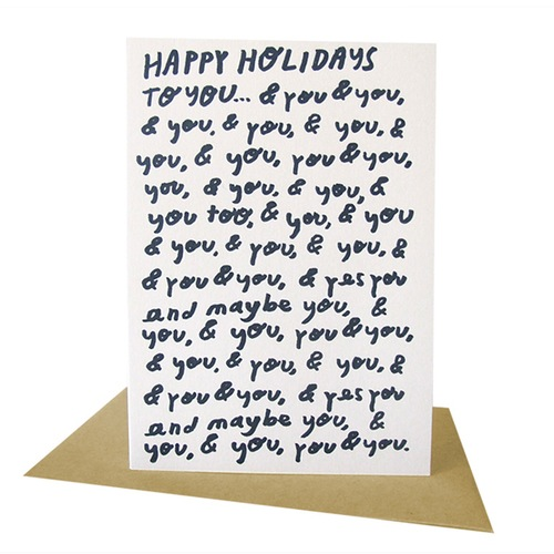 You and You and You Holiday Card