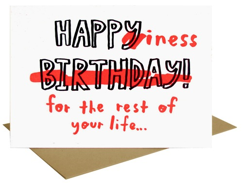 Happiness Forever Birthday Card