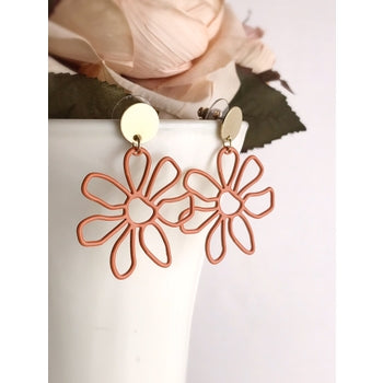 Flower Power Mini Earrings - Spice
