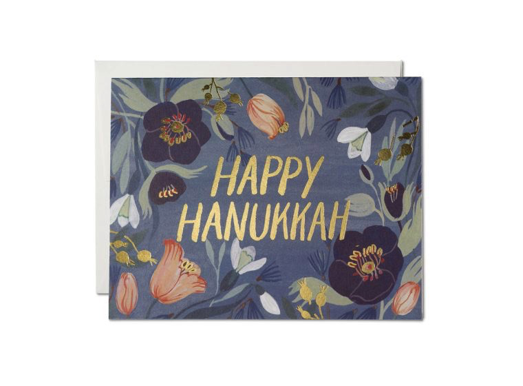 Hanukkah Flowers Boxed Cards