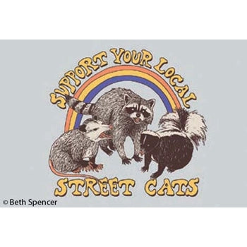 Support Your Local Street Cats Magnet