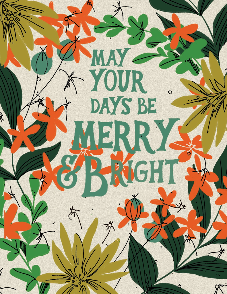 May Your Days Be Merry Boxed Holiday Cards