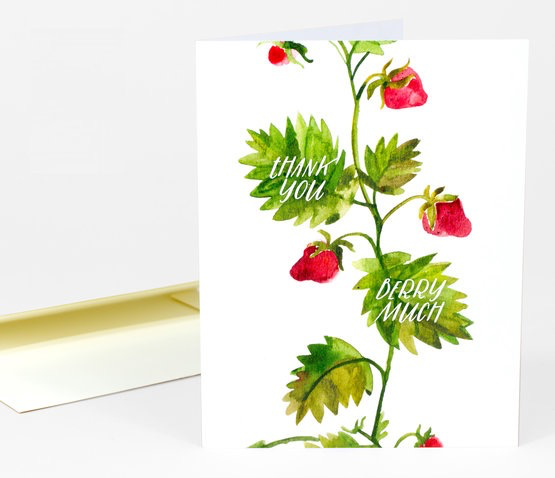 Loose Leaves - Thank You Berry Much Card
