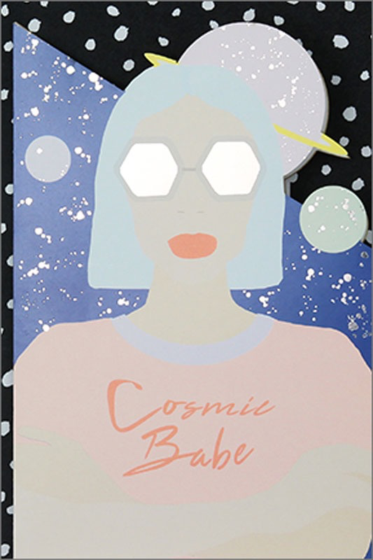 Cosmic Babe - Friendship Card