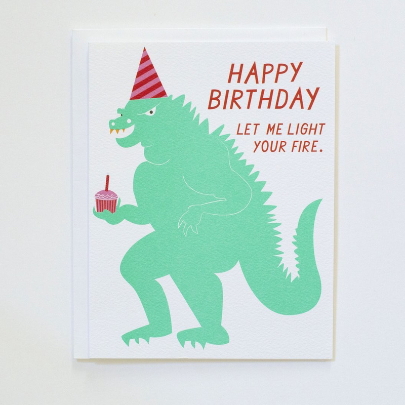 Light Your Fire Birthday Card