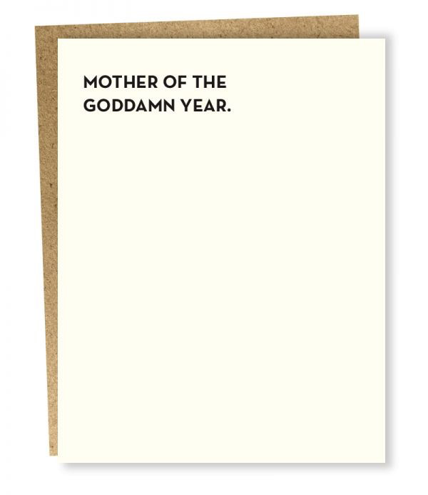 Mother of The Year Card