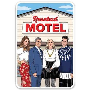 Rosebud Motel Die Cut Sticker