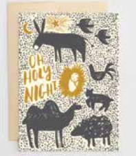 Oh Holy Night Holiday Card