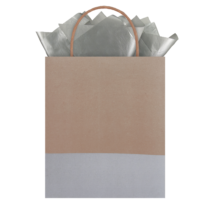 Polished Dipped Kraft Tote Gift Bag