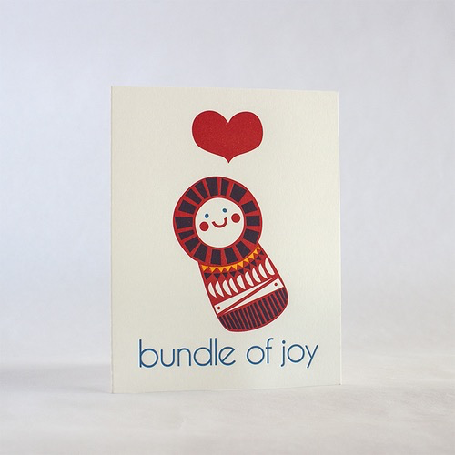 Bundle Of Joy Baby Card