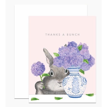 Bunny and Lilacs Boxed Cards - Set of 6
