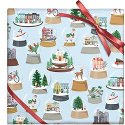 Snow Globes Wrap Paper Sheet (pick up only)
