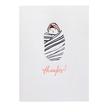 Swaddled Baby Thank You Cards - Box of 10