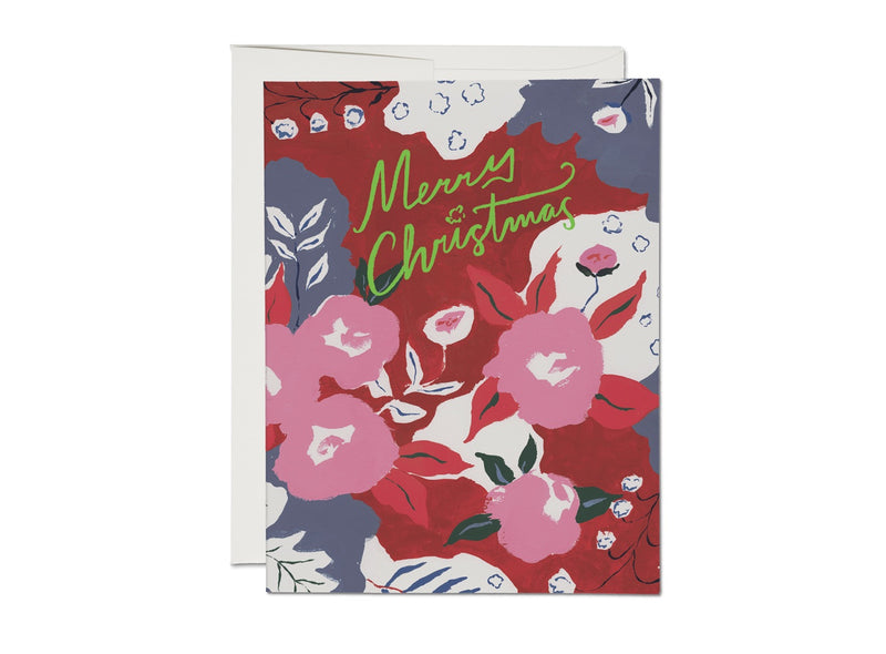 Ruby Red Flower Cards - Boxed Set