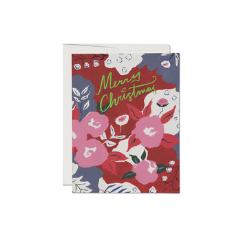 Ruby Red Flower Card
