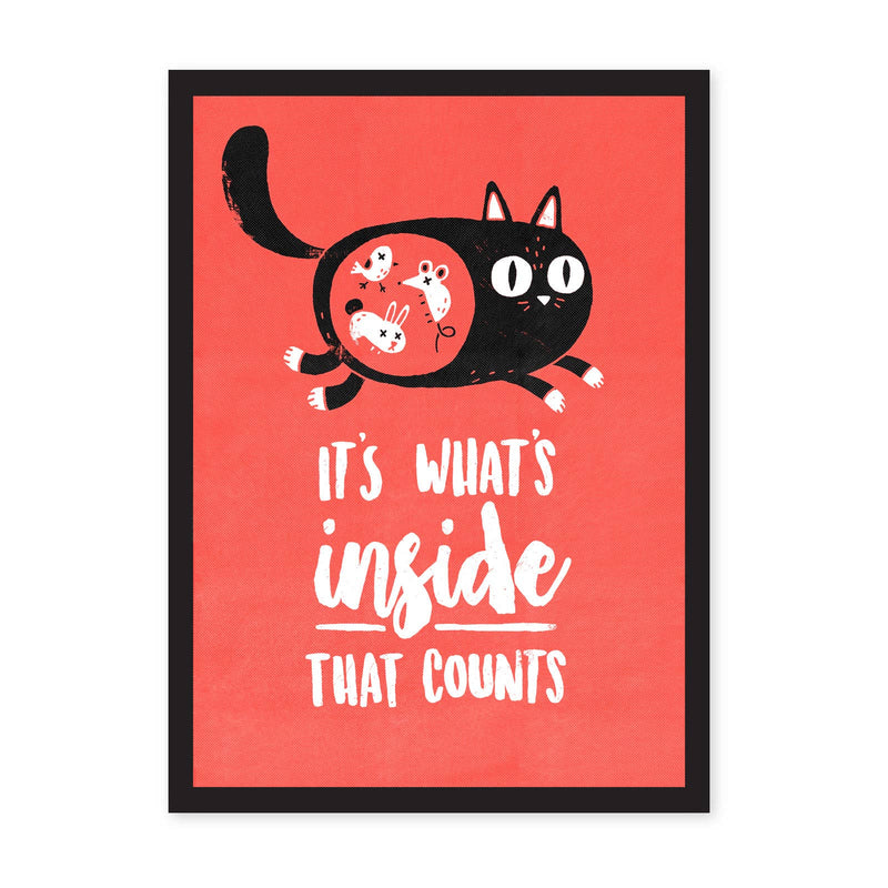 What's Inside That Counts Riso Print