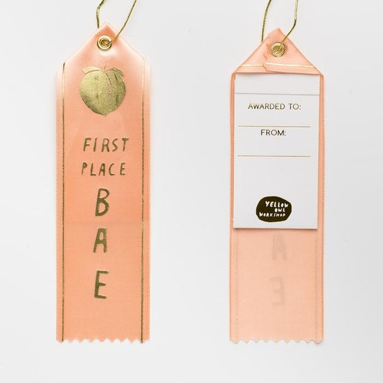 First Place Bae Award Ribbon