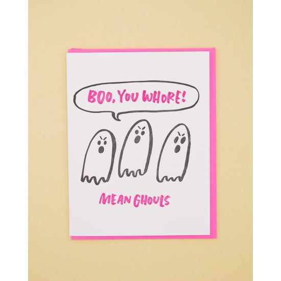 Mean Ghouls Card