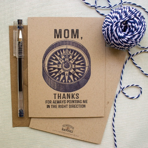 Mom Compass Card