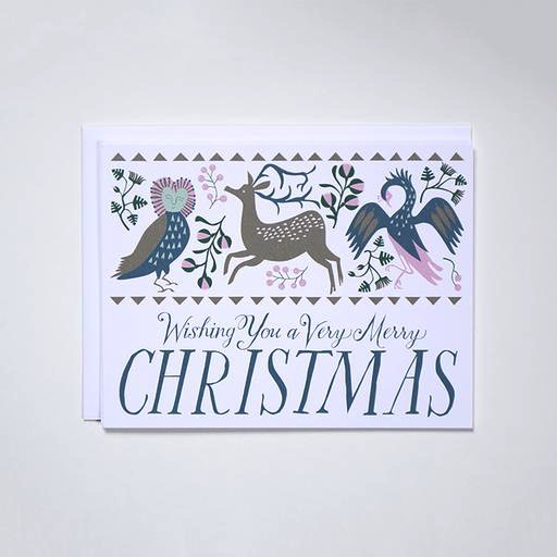 Merry Christmas Folk Friends Boxed Cards