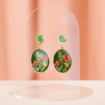 Floral Earrings with Marisol Ortega