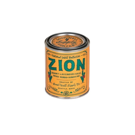 Zion Wood Wick Soy Candle - Large (14 oz.)