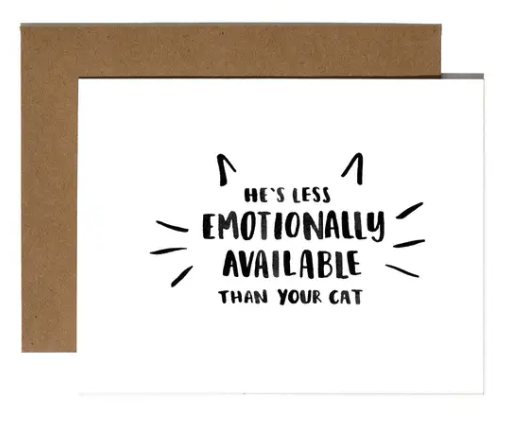 Emotional Cat Card