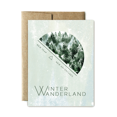 Winter Wanderland New Year Card